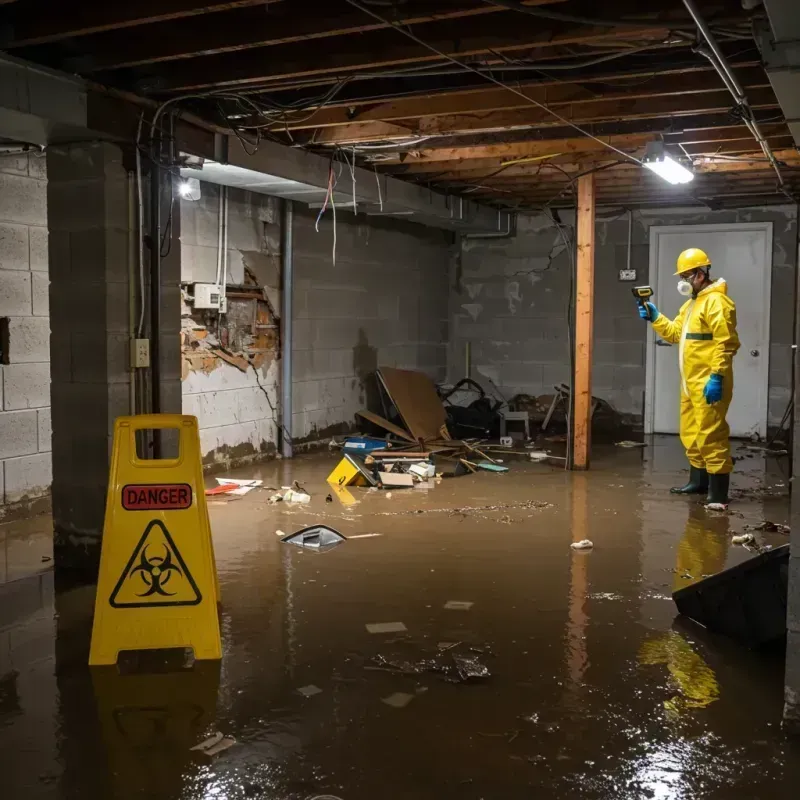 Flooded Basement Electrical Hazard in Rapid Valley, SD Property